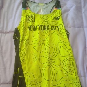 New Balance Neon Yellow Graphic Tank